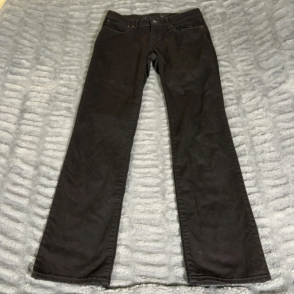 Levis Bold Curve Straight Leg Black Jeans Womens 30x32 Stretch Denim AQ309